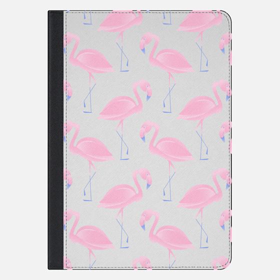 modern pastel pink and lavander flamingo graphic