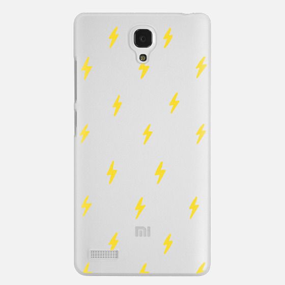 lightning thunder bolts electricity retro transparent case 035