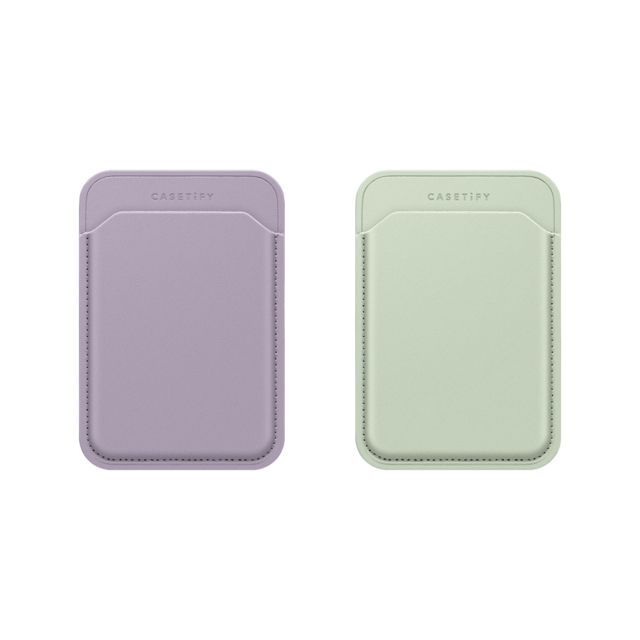 CASETiFY - Snappy Wallet Duo Set セットでお得 Snappy Wallet Duo Set - BioVeg Wallet MagSafe Compatible (Mint/Brown x1 + Lilac/Green x1) casetify CASETiFY - Snappy Wallet Duo Set セットでお得 Snappy Wallet Duo Set - BioVeg Wallet MagSafe Compatible (Mint/Brown x1 + Lilac/Green x1) casetify
