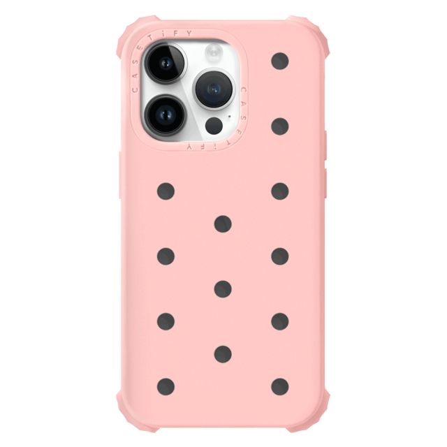 CASETiFY iPhone 14 Pro ケース ピンク ピン ケース iPhone 14 Pro - The Push-In Case - Pink casetify