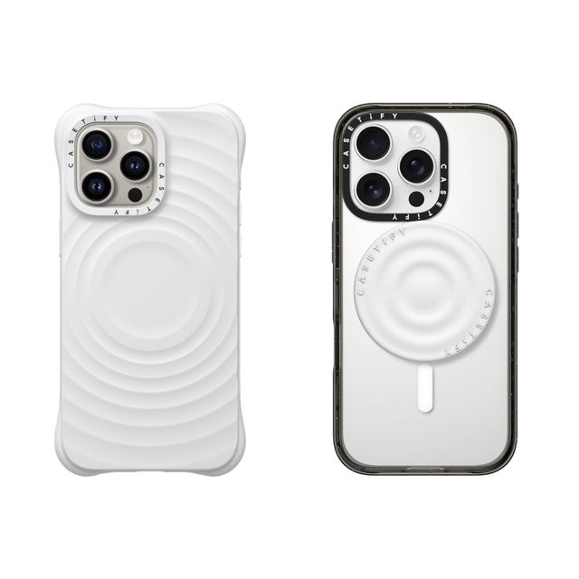 CASETiFY - セットでお得 2-in-1 Essentials Set - Ripple Case - White - iPhone 15 Pro Max & Snappy Ripple Grip Stand (White) casetify Mother's Day CASETiFY - セットでお得 2-in-1 Essentials Set - Ripple Case - White - iPhone 15 Pro Max & Snappy Ripple Grip Stand (White) casetify Mother's Day