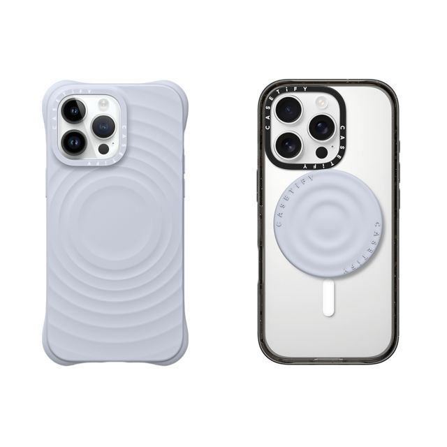 CASETiFY - セットでお得 2-in-1 Essentials Set - Ripple Case - Periwinkle - iPhone 14 Pro Max & Snappy Ripple Grip Stand (Periwinkle) casetify Mother's Day CASETiFY - セットでお得 2-in-1 Essentials Set - Ripple Case - Periwinkle - iPhone 14 Pro Max & Snappy Ripple Grip Stand (Periwinkle) casetify Mother's Day