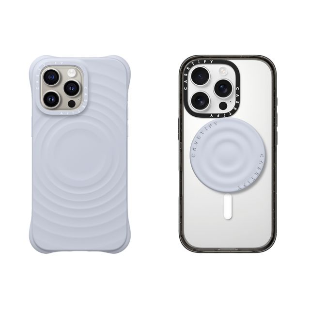 CASETiFY - セットでお得 2-in-1 Essentials Set - Ripple Case - Periwinkle - iPhone 15 Pro Max & Snappy Ripple Grip Stand (Periwinkle) casetify Mother's Day CASETiFY - セットでお得 2-in-1 Essentials Set - Ripple Case - Periwinkle - iPhone 15 Pro Max & Snappy Ripple Grip Stand (Periwinkle) casetify Mother's Day
