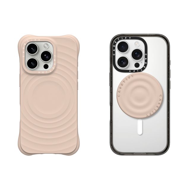 CASETiFY - セットでお得 2-in-1 Essentials Set - Ripple Case - Oat - iPhone 16 Pro & Snappy Ripple Grip Stand (Oat) casetify Father's Day CASETiFY - セットでお得 2-in-1 Essentials Set - Ripple Case - Oat - iPhone 16 Pro & Snappy Ripple Grip Stand (Oat) casetify Father's Day