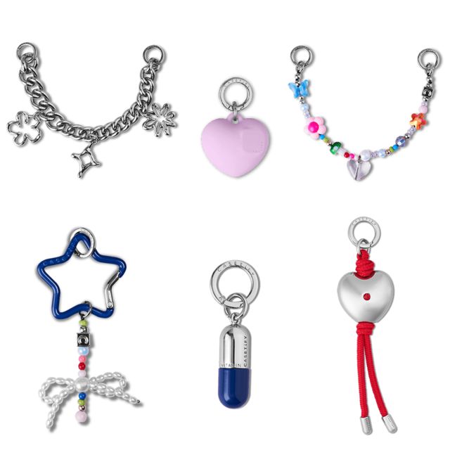 CASETiFY - Doodle Curb Chain & Garden Party & Twinkle Star & Red Thread of Fate & Vitamin C & Puffy Heart Charm Set All in One Charm Set - Doodle Curb Chain & Garden Party & Twinkle Star & Red Thread of Fate & Vitamin C & Puffy Heart casetify