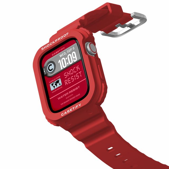 CASETiFY Apple Watch Band Series 7-9 (45mm) Cherry Red Bounce Odyssey バンド The Bounce Odyssey Band 45mm (Series 7-9) - Cherry Red casetify Mother's Day CASETiFY Apple Watch Band Series 7-9 (45mm) Cherry Red Bounce Odyssey バンド The Bounce Odyssey Band 45mm (Series 7-9) - Cherry Red casetify Mother's Day