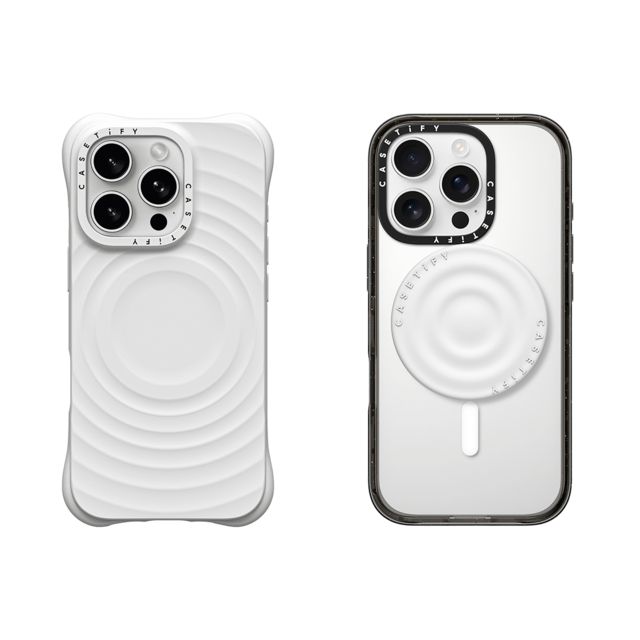 CASETiFY - セットでお得 2-in-1 Essentials Set - Ripple Case - White - iPhone 16 Pro & Snappy Ripple Grip Stand (White) casetify Back to School CASETiFY - セットでお得 2-in-1 Essentials Set - Ripple Case - White - iPhone 16 Pro & Snappy Ripple Grip Stand (White) casetify Back to School