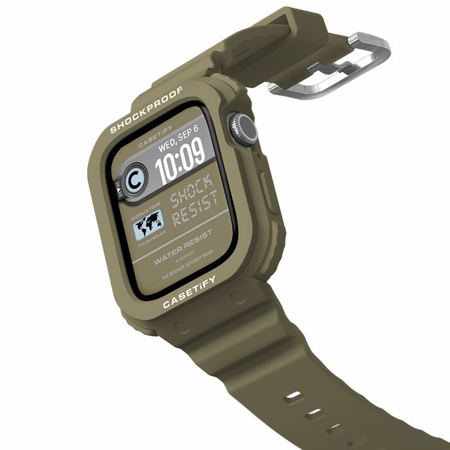 CASETiFY Apple Watch Band Series 4-6, SE (44mm) オリーブ Bounce Odyssey バンド The Bounce Odyssey Band 44mm (Series 4-6, SE) - Olive casetify Mother's Day CASETiFY Apple Watch Band Series 4-6, SE (44mm) オリーブ Bounce Odyssey バンド The Bounce Odyssey Band 44mm (Series 4-6, SE) - Olive casetify Mother's Day