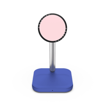   - 2-in-1 Charging Stand MagSafe Compatible - Pink/Blue