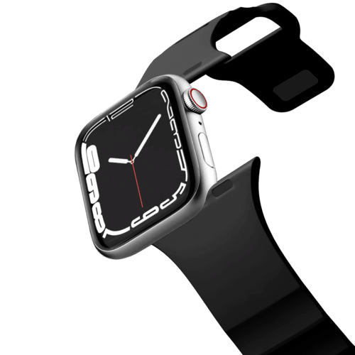 Apple Watch Series 7-9 (45mm) - Bounce Band 45mm (Series 7-9) - Black