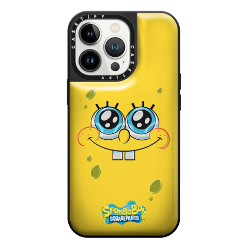 iPhone 13 Pro - CASETiFY x SpongeBob iPhone 13 Pro Puffy Case - Yellow (Spongebob)