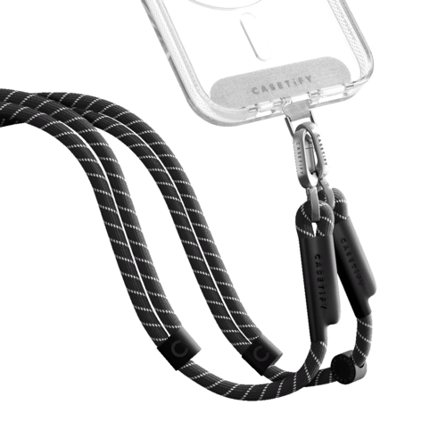 - - Rope Cross-body Strap - Black (Double End)