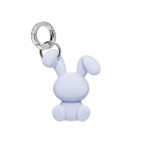 - - Charm Keychain - Bunny - Periwinkle
