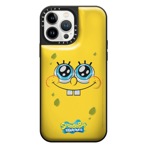 iPhone 13 Pro Max - CASETiFY x SpongeBob iPhone 13 Pro Max Puffy Case - Yellow (Spongebob)