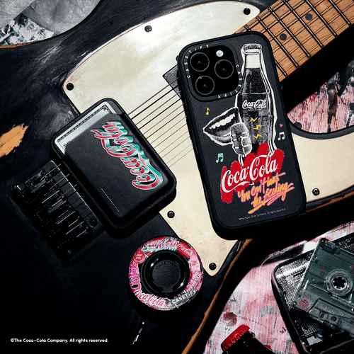 - - Coca-Cola Mixtape Special Set - iPhone 16 Pro Max MagSafe Impact Case & Ring Holder & Snappy Wallet