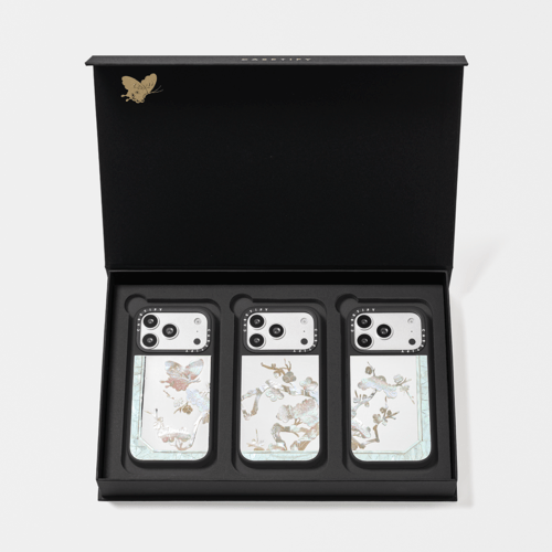 iPhone 17 Pro Max - [PRE-ORDER] Miss Sohee Mother of Pearl Silver Mirror Case Box Set - Ivory Pearl