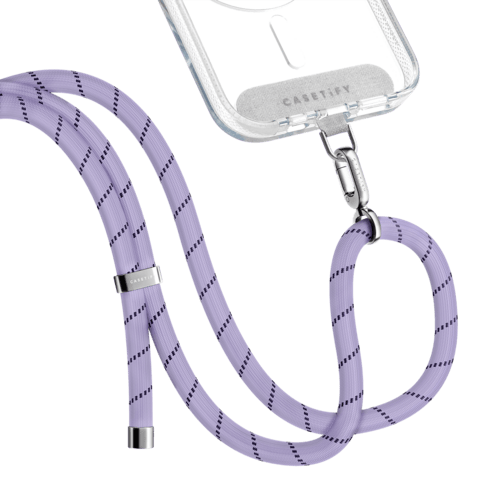 - - Rope Cross-body Strap - Lavender (8mm)