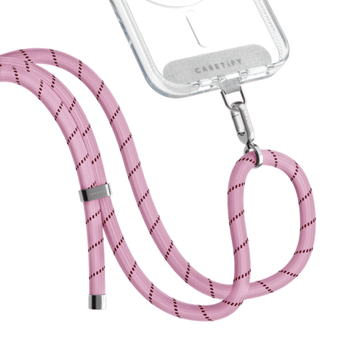 - - Rope Cross-body Strap - Pink (8mm)