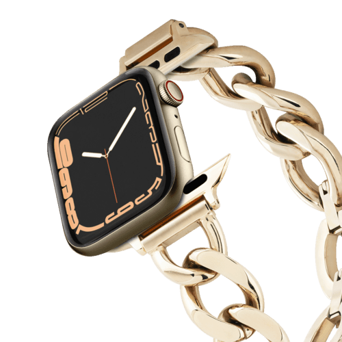 Apple Watch Series 7-9 (45mm) - Chain Bracelet 45mm (Series 7-9) - Gold