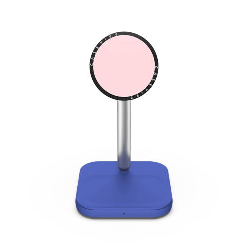   - 2-in-1 Charging Stand MagSafe Compatible - Pink/Blue