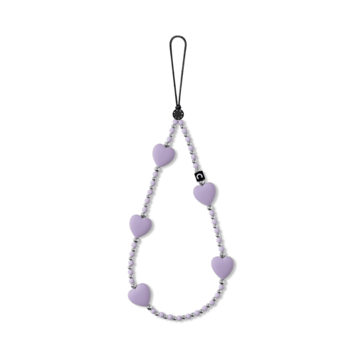 - - Heart Phone Charm - Lavender Heart