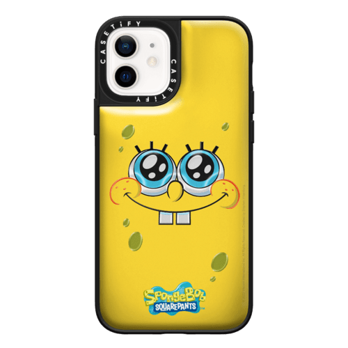 iPhone 12 - CASETiFY x SpongeBob iPhone 12 Puffy Case - Yellow (Spongebob)