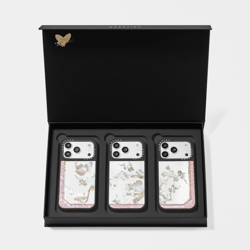 iPhone 17 Pro Max - [PRE-ORDER] Miss Sohee Mother of Pearl Silver Mirror Case Box Set - Pink Pearl