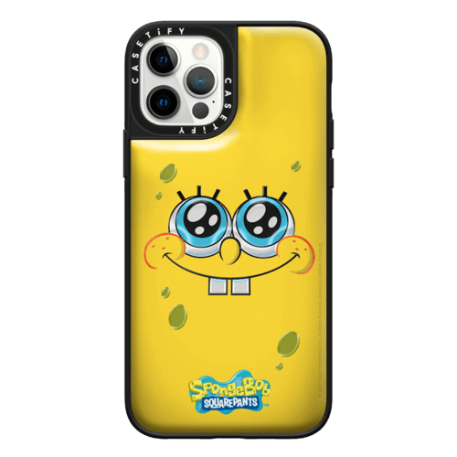 iPhone 12 Pro - CASETiFY x SpongeBob iPhone 12 Pro Puffy Case - Yellow (Spongebob)
