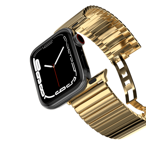 Apple Watch Series 7-9 (45mm) - Monolink Bracelet 45mm (Series 7-9) - Gold
