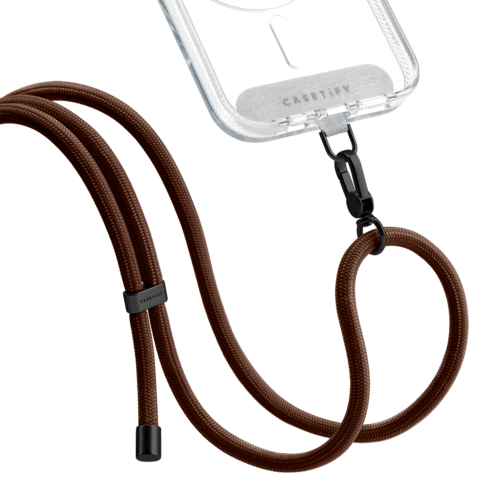 - - Rope Cross-body Strap - Cacao (6mm)