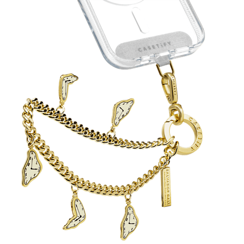 - - Melting Clock Curb Chain Wrist Strap (The Persistence of Memory, 1931)