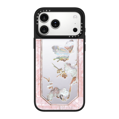 iPhone 17 Pro Max - [PRE-ORDER] Miss Sohee Mother of Pearl Silver Mirror Case - Pink Pearl