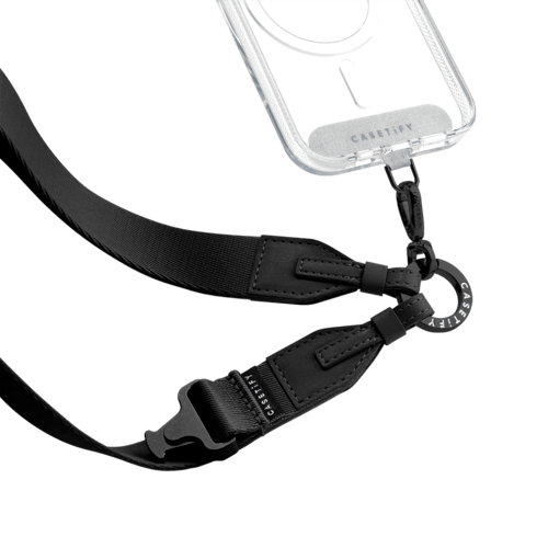 - - 2-in-1 Utility Lanyard - Black
