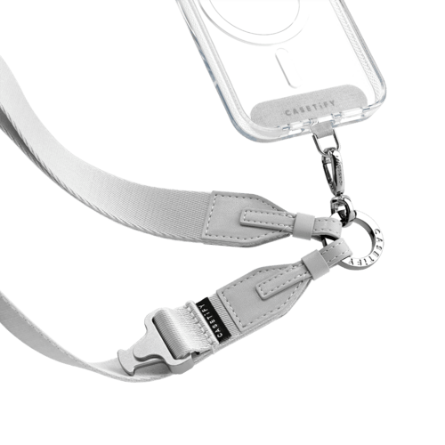 - - 2-in-1 Utility Lanyard - Silver