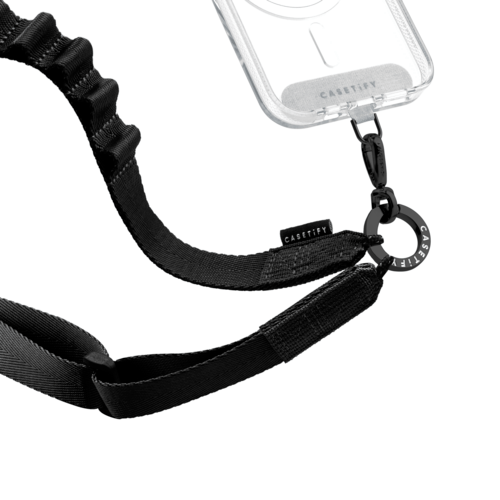 - - Utility Cross-body Lanyard - Black