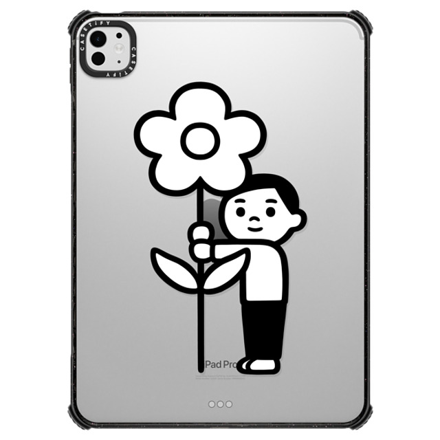 "Noritake x CASETiFY iPad Pro 11" (M4) ブラック iPad インパクト ケース Flower Boy Back to School" "Noritake x CASETiFY iPad Pro 11" (M4) ブラック iPad インパクト ケース Flower Boy Back to School"