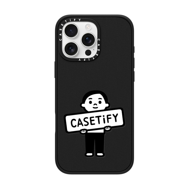 Noritake x CASETiFY iPhone 16 Pro Max ケース マットブラック インパクトケース CASETiFY Boy