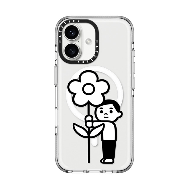 Noritake x CASETiFY iPhone 16 ケース クリア クリア ケース MagSafe対応 Flower Boy