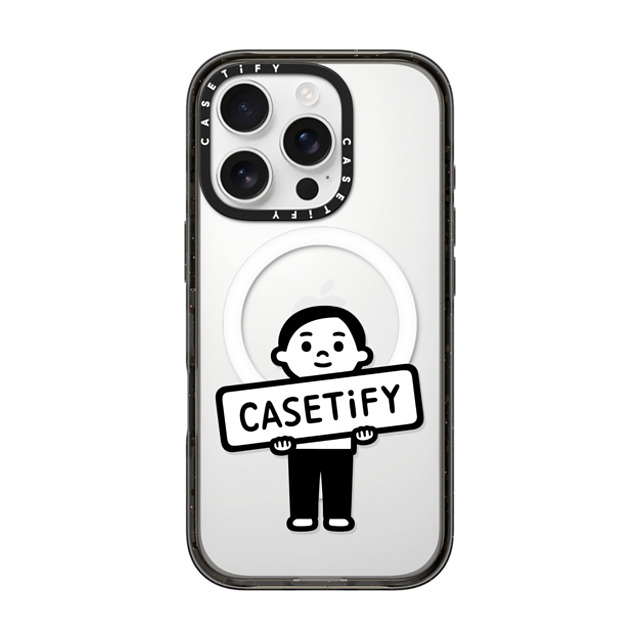 Noritake x CASETiFY iPhone 16 Pro ケース ブラック インパクトケース MagSafe対応 CASETiFY Boy