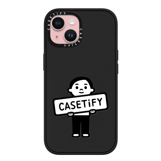 Noritake x CASETiFY iPhone 15 ケース マットブラック インパクトケース MagSafe対応 CASETiFY Boy
