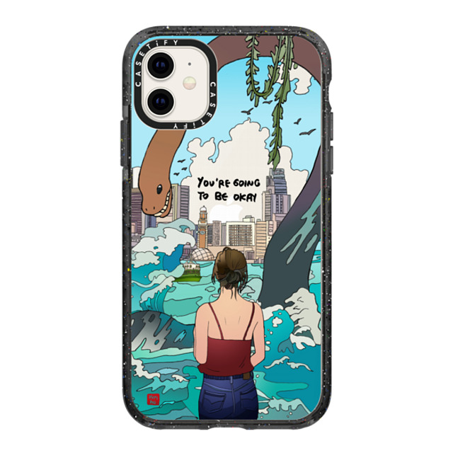 vvvvnho x CASETiFY iPhone 11 ケース Surrealism ブラック インパクトケース Ur Gonna B Ok Back to School vvvvnho x CASETiFY iPhone 11 ケース Surrealism ブラック インパクトケース Ur Gonna B Ok Back to School