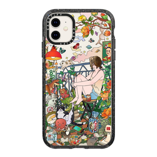 vvvvnho x CASETiFY iPhone 11 ケース Surrealism ブラック インパクトケース Summer Sadness Back to School vvvvnho x CASETiFY iPhone 11 ケース Surrealism ブラック インパクトケース Summer Sadness Back to School