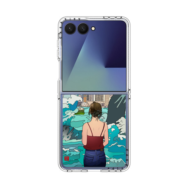 vvvvnho x CASETiFY Galaxy Z Flip7 Case Surrealism Clear マグネット式 クリアケース Ur Gonna B Ok Back to School vvvvnho x CASETiFY Galaxy Z Flip7 Case Surrealism Clear マグネット式 クリアケース Ur Gonna B Ok Back to School