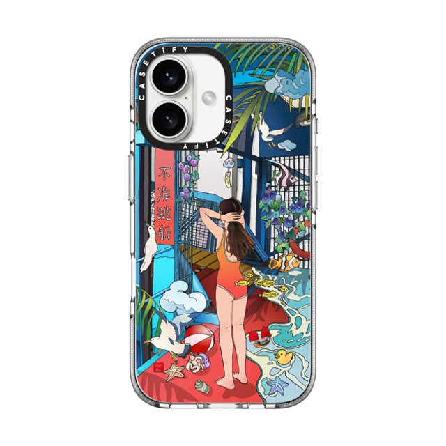 CASETiFY iPhone 16 ケース クリア クリア ケース MagSafe対応 Surrealism Surrealism No Jumping Back to School CASETiFY iPhone 16 ケース クリア クリア ケース MagSafe対応 Surrealism Surrealism No Jumping Back to School