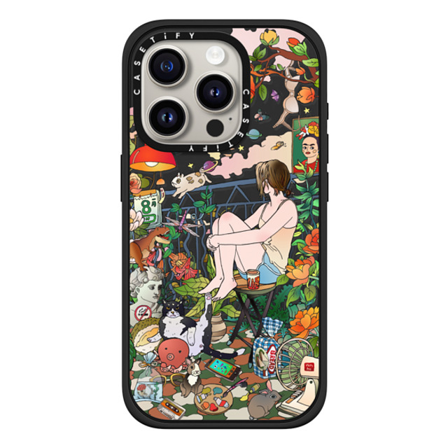 CASETiFY iPhone 15 Pro ケース マットブラック インパクトケース MagSafe対応 Surrealism Surrealism Summer Sadness Back to School CASETiFY iPhone 15 Pro ケース マットブラック インパクトケース MagSafe対応 Surrealism Surrealism Summer Sadness Back to School