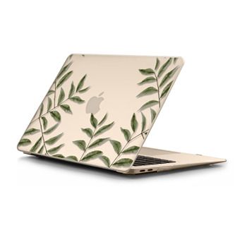 MacBook Air Case Floral Pattern Delicate Flower Wallpaper Suitable for Air 13 ，A1932 with Retina & Touch ID,2018 Ver 