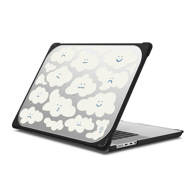 Eggsdoodz x CASETiFY MacBook Pro 16-inch (M1 - M4) Sticker,Floral Black バウンス ケース Cute Clouds Back to School Eggsdoodz x CASETiFY MacBook Pro 16-inch (M1 - M4) Sticker,Floral Black バウンス ケース Cute Clouds Back to School