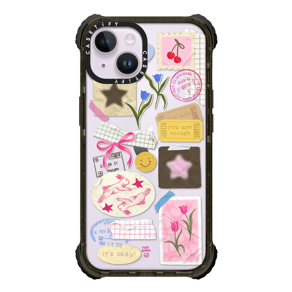 Ultra Bounce iPhone 15 Pro Max Case MagSafe Compatible - You Are Stars Collage