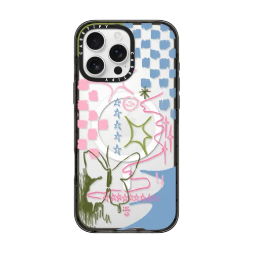 iPhone 16 Pro Max - Checkered Butterflies