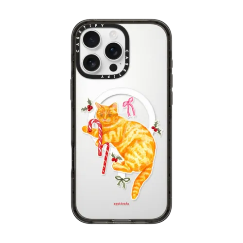 iPhone 16 Pro Max - Candy Cane Cat